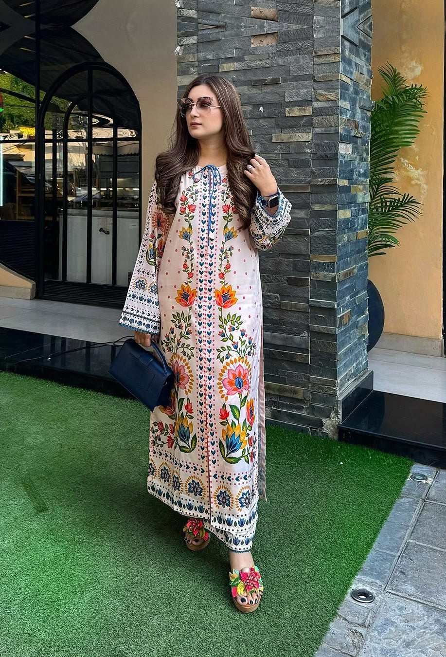 Colourwoven Kurta & Palazzo Set
