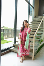 Gulab Rang Kurta Set With Dupatta
