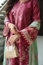 Gulab Rang Kurta Set With Dupatta