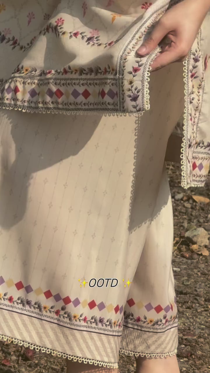 Velora Kurta Set With Dupatta