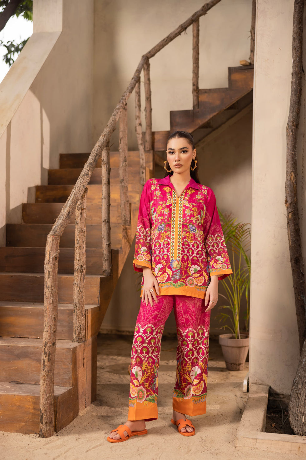 Fuchsia Co-ord Set