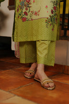 Pistachio Kurta Set With Dupatta