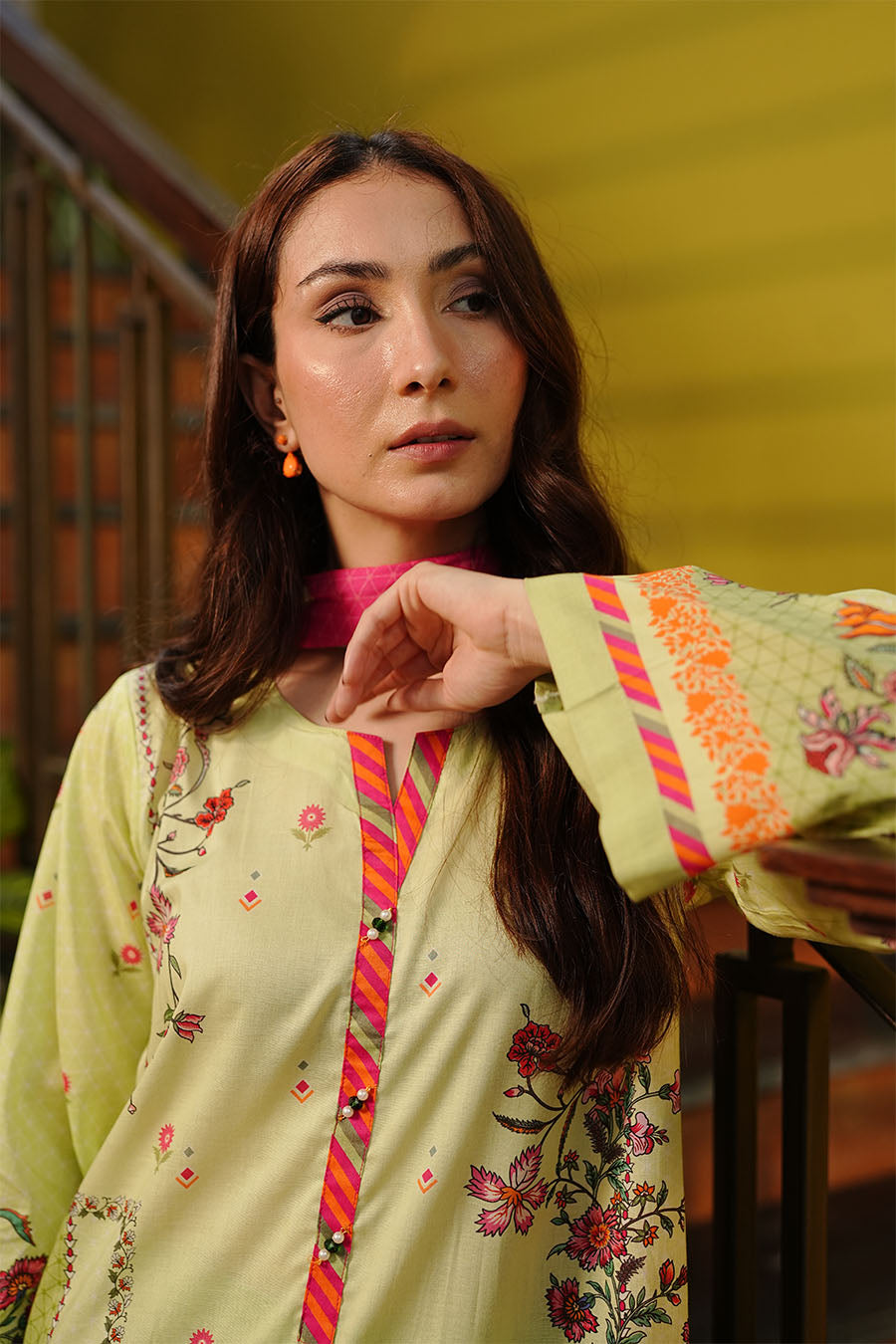 Pistachio Kurta Set With Dupatta