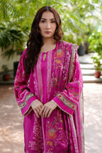 Fuchsia Kurta Set With Dupatta