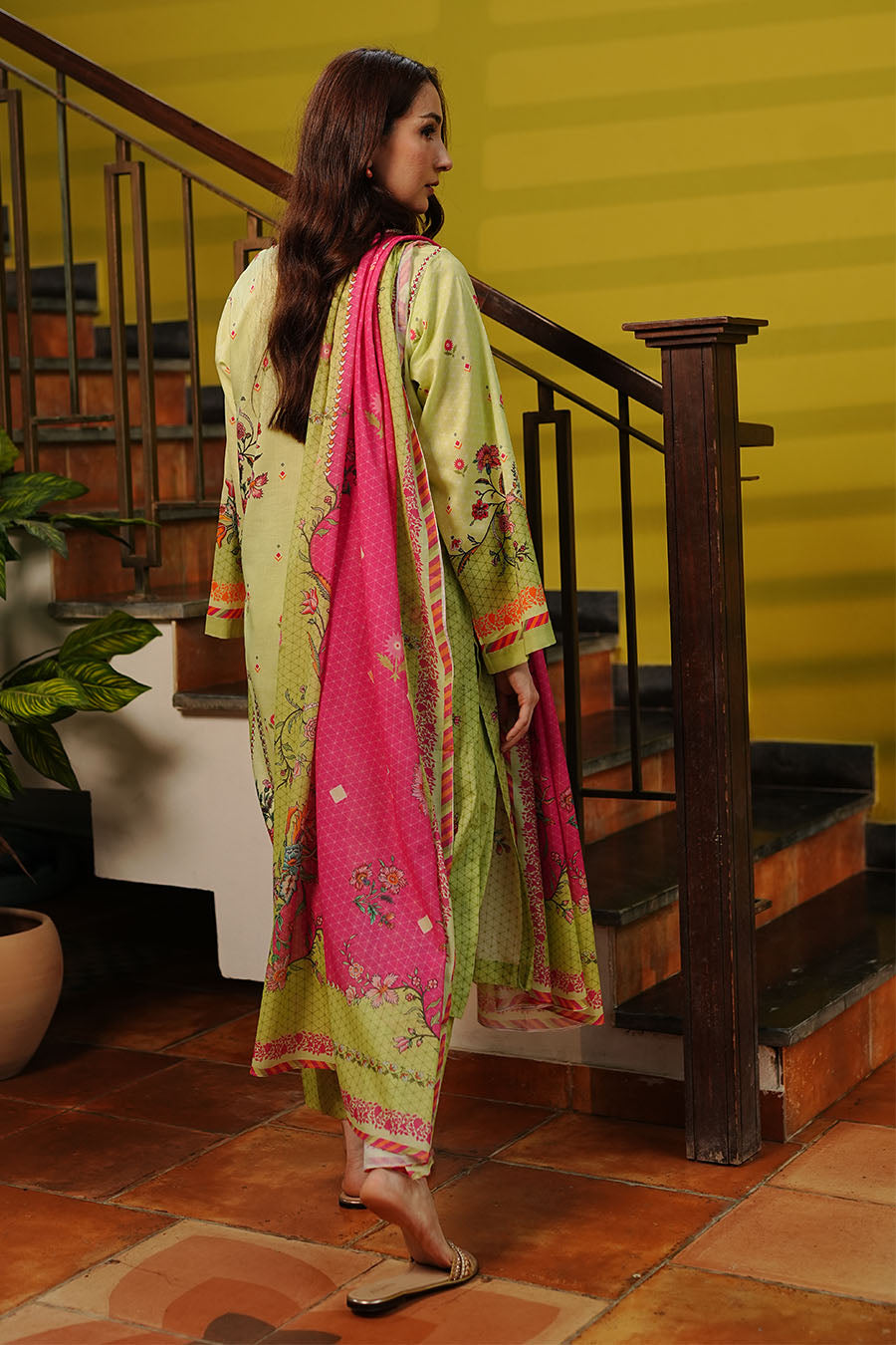 Pistachio Kurta Set With Dupatta